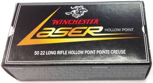Winchester Laser .22lr Hollow Point Ammunition
