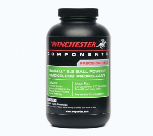 winchester staball 6.5 powder
